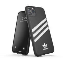 ADIDAS Moulded Case "Moulded Case PU Black/white" Für IPhone 11 Pro Max In Schwarz