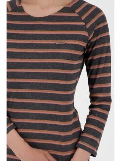 Longsleeve "Vicky" In Braun 9 Longsleeve "Vicky" In Braun -Modebe Kleidungs Geschäft alife and kickin longsleeve vicky in braun 3