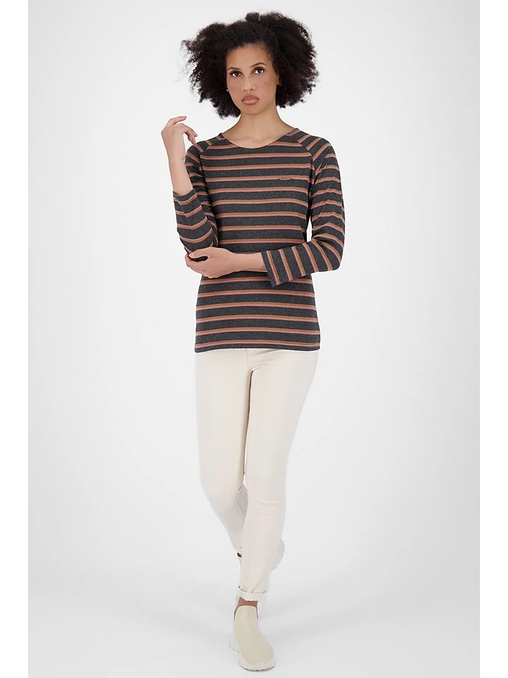 Longsleeve "Vicky" In Braun 5 Longsleeve "Vicky" In Braun – Bild 5