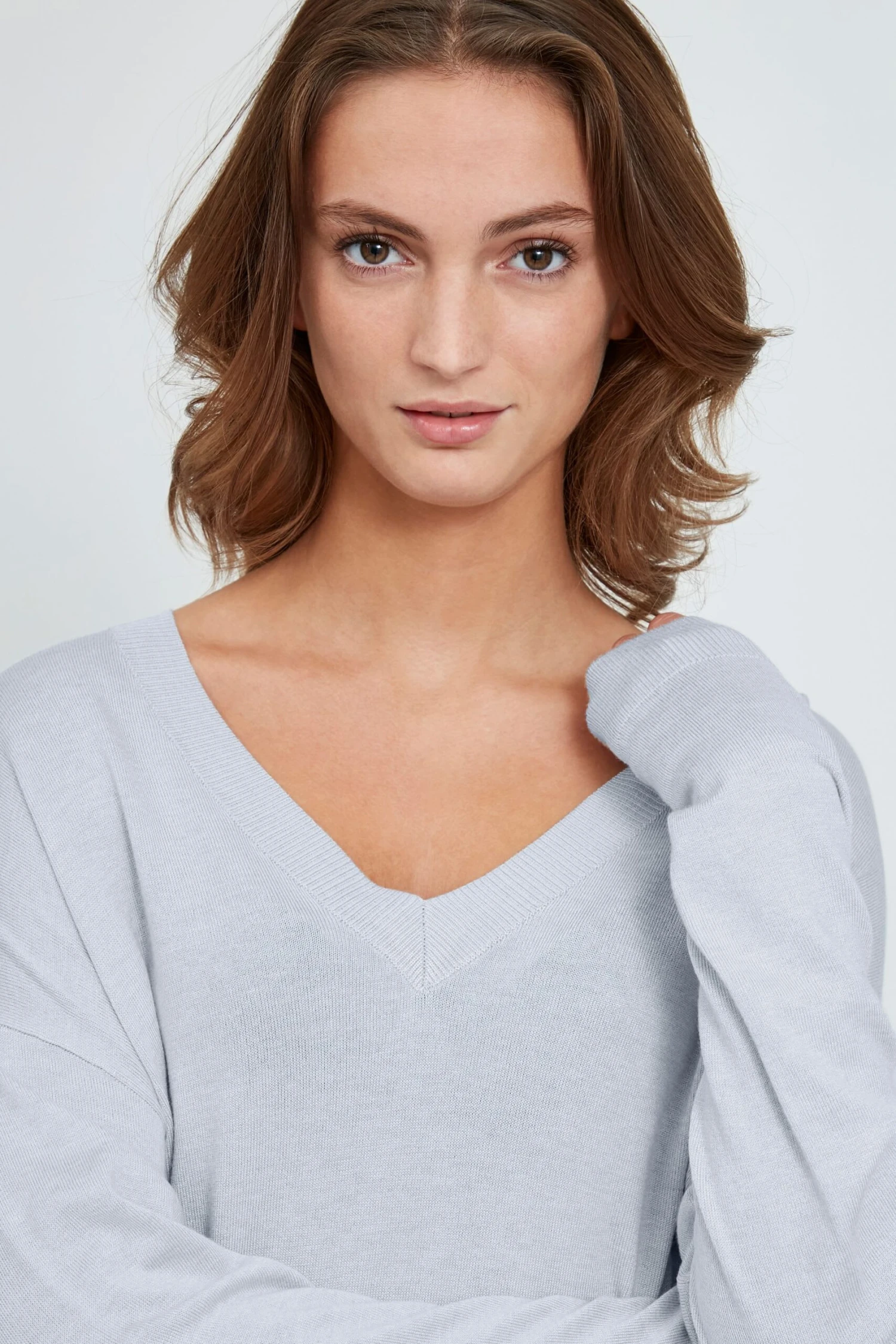 B.young Strickpullover In Blau 4 B.young Strickpullover In Blau – Bild 4