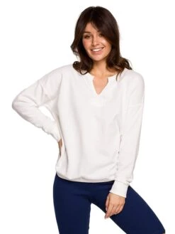 Sweatshirt In Creme