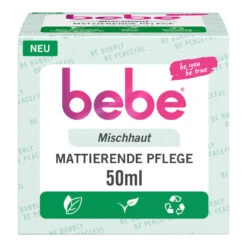 Bebe Hautpflege "Mattierende Pflege" 6er-Pack (6x 50ml)