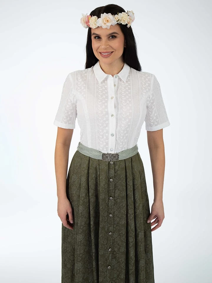 Trachtenkleid In Oliv 3 Trachtenkleid In Oliv – Bild 3