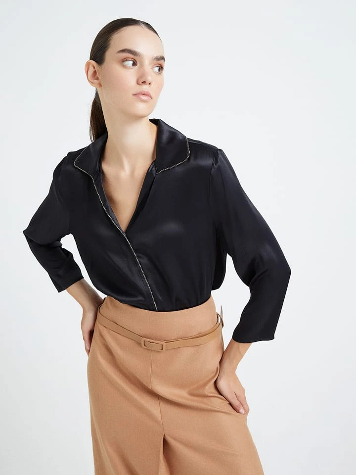 Bluse In Schwarz 1 Bluse In Schwarz