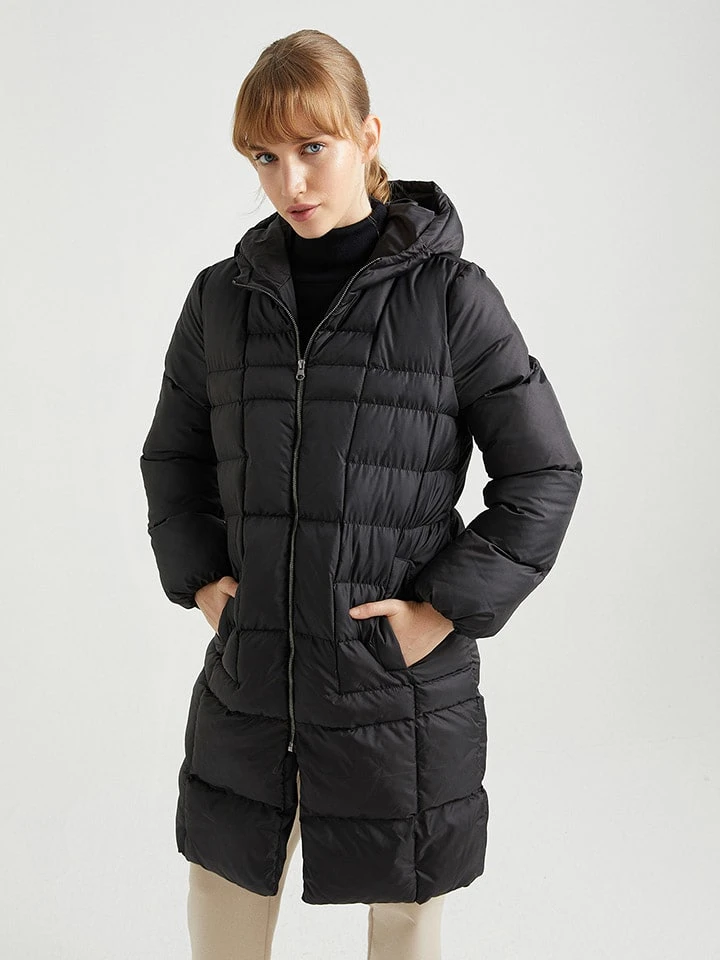 Steppjacke In Schwarz 2 Steppjacke In Schwarz – Bild 2