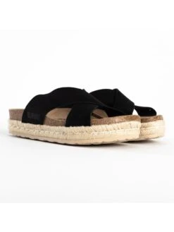 Pantoletten "Beta" In Schwarz 12 Pantoletten "Beta" In Schwarz -Modebe Kleidungs Geschäft blue bay pantoletten beta in schwarz 5