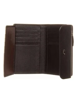 Leder-Geldbörse In Schwarz - (B)14 X (H)10 X (T)2,5 Cm 5 Leder-Geldbörse In Schwarz - (B)14 X (H)10 X (T)2,5 Cm -Modebe Kleidungs Geschäft braun buffel leder geldborse in schwarz b 14 x h 10 x t 2 5 cm 2