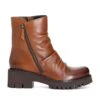 Café Noir Leder-Boots In Braun