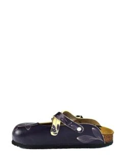 Clogs In Beige/ Dunkelblau -Modebe Kleidungs Geschäft calceo clogs in beige dunkelblau 2