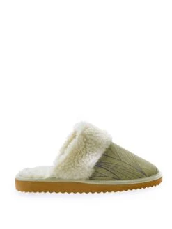 Hausschuhe In Dunkelbeige/ Bunt -Modebe Kleidungs Geschäft calceo hausschuhe in dunkelbeige bunt 2