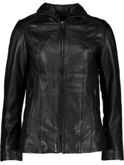Lederjacke "Lisa" In Schwarz