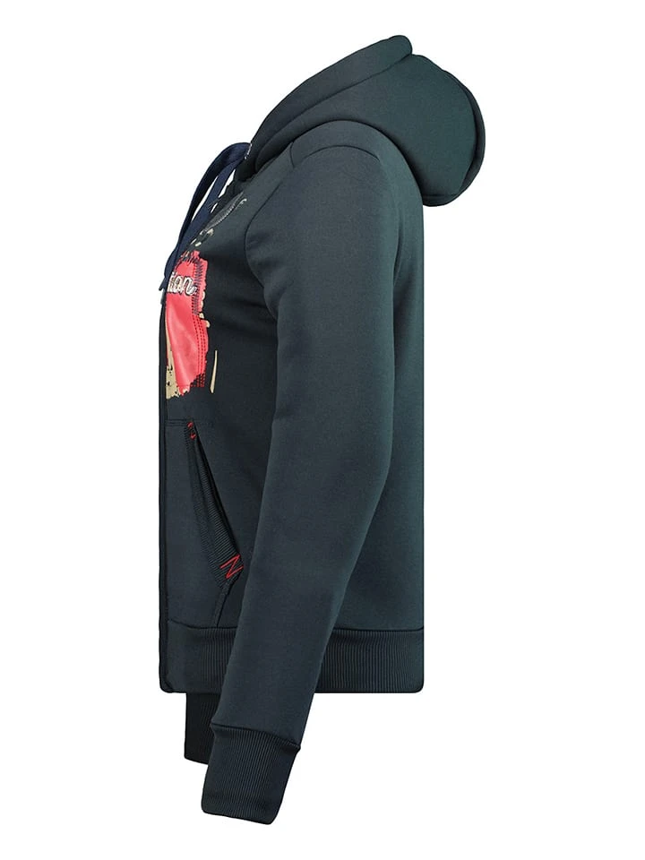 Sweatjacke "Farloteak" In Dunkelblau 3 Sweatjacke "Farloteak" In Dunkelblau – Bild 3