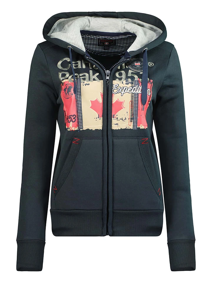 Sweatjacke "Farloteak" In Dunkelblau 1 Sweatjacke "Farloteak" In Dunkelblau