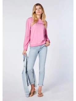 Chiemsee Sweatshirt "Andamanen" In Pink -Modebe Kleidungs Geschäft chiemsee sweatshirt andamanen in pink 3