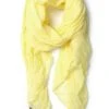 Italienischer Schal " Uni " In Gelb