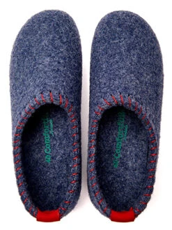 Hausschuhe In Dunkelblau -Modebe Kleidungs Geschäft comfortfusse hausschuhe in dunkelblau 3
