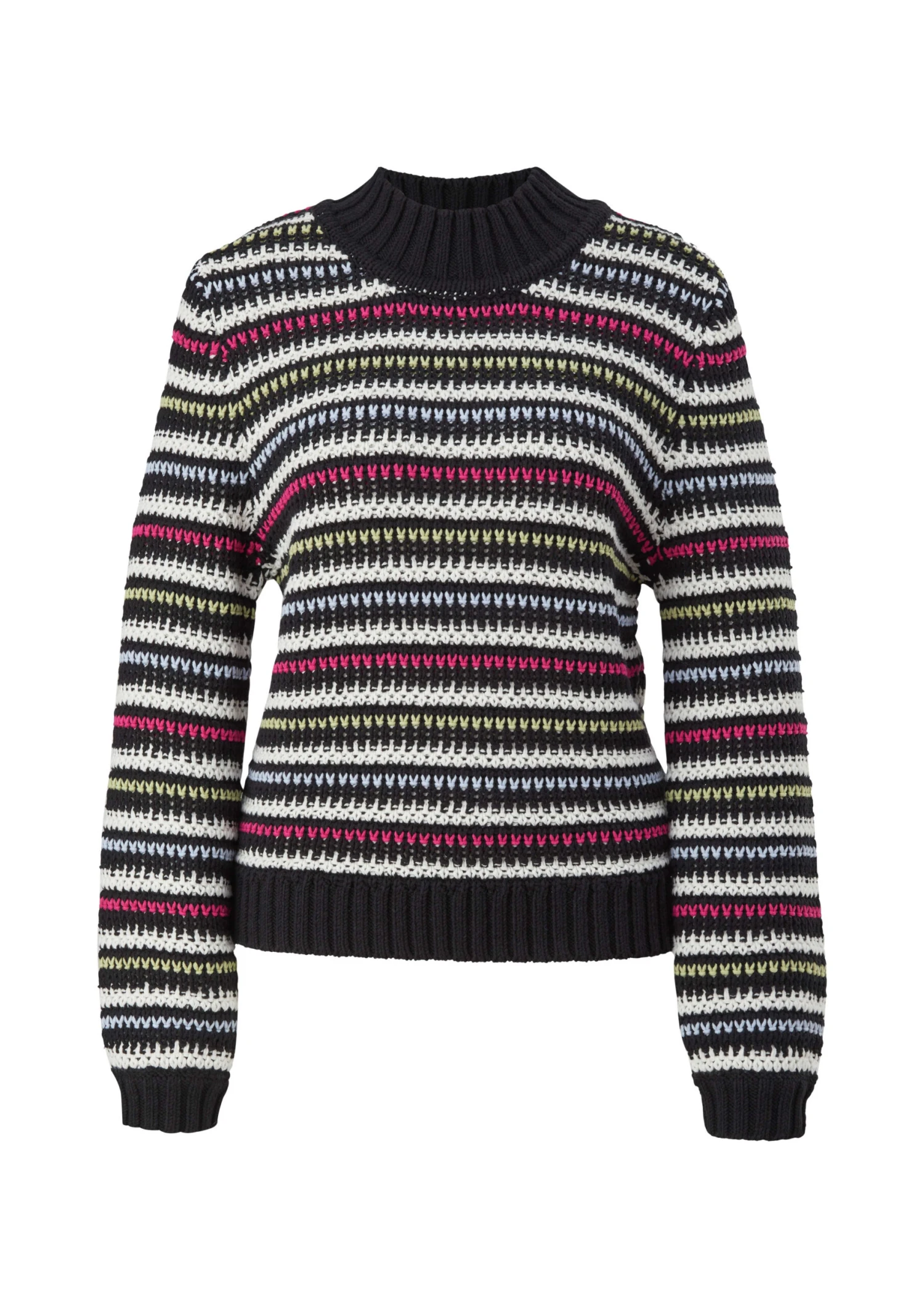 Comma Strickpullover Schwarz 1 Comma Strickpullover Schwarz