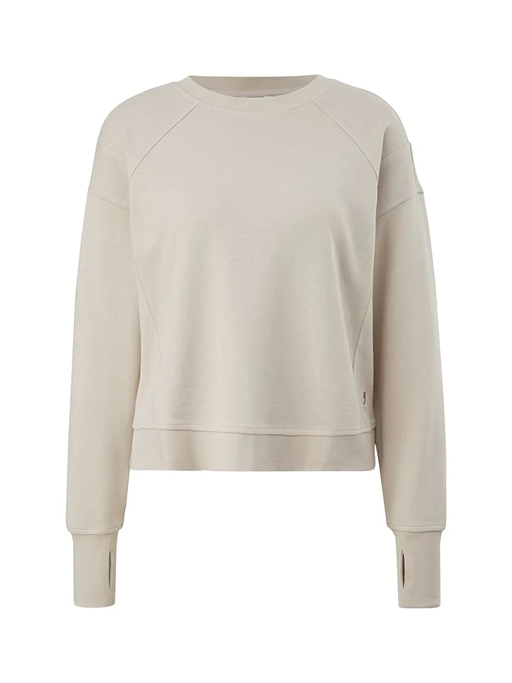 Comma Sweatshirt In Creme 1 Comma Sweatshirt In Creme