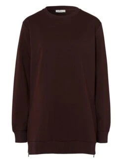 Sweatshirt In Dunkelbraun