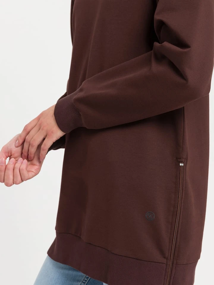 Sweatshirt In Dunkelbraun 5 Sweatshirt In Dunkelbraun – Bild 5