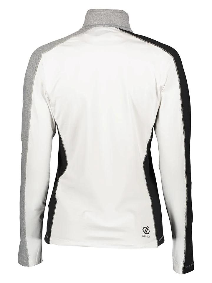 Dare 2b Fleecepullover "Default III" In Weiß/ Grau 2 Dare 2b Fleecepullover "Default III" In Weiß/ Grau – Bild 2