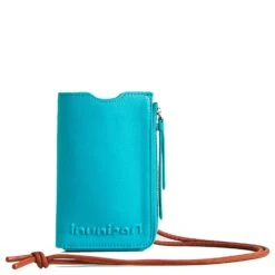 Desigual Mone Half Logo Rita - Handytasche 17 Cm In Turquoise