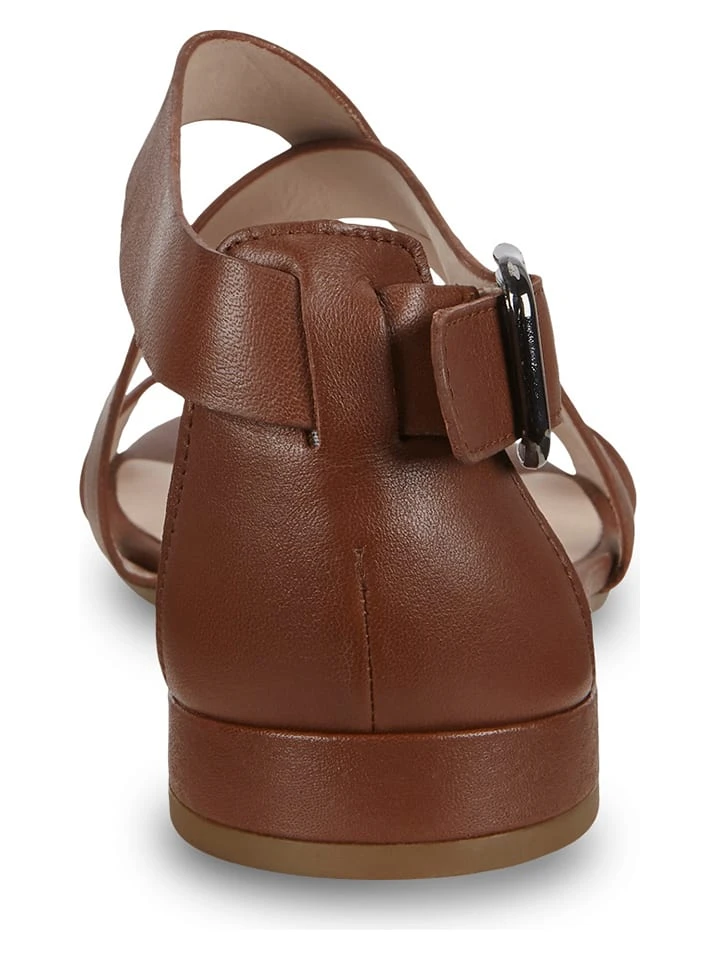 ECCO Leder-Sandalen In Hellbraun 6 ECCO Leder-Sandalen In Hellbraun – Bild 6