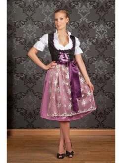 Dirndl "Alpentraum" In Schwarz/ Beere 7 Dirndl "Alpentraum" In Schwarz/ Beere -Modebe Kleidungs Geschäft edelnice dirndl alpentraum in schwarz beere 2