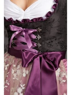 Dirndl "Alpentraum" In Schwarz/ Beere 9 Dirndl "Alpentraum" In Schwarz/ Beere -Modebe Kleidungs Geschäft edelnice dirndl alpentraum in schwarz beere 4