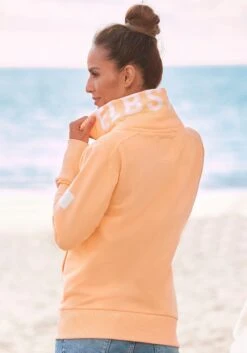 Elbsand Sweatjacke In Pfirsich -Modebe Kleidungs Geschäft elbsand sweatjacke in pfirsich 3