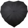 Stockschirm "Heart" In Schwarz - Ø 107 Cm