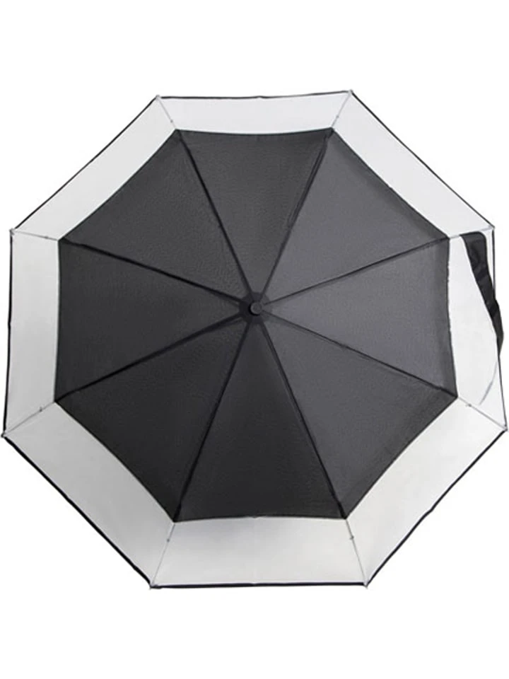 Taschenschirm In Transparent/ Schwarz - Ø 90 Cm 2 Taschenschirm In Transparent/ Schwarz - Ø 90 Cm – Bild 2