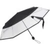 Taschenschirm In Transparent/ Schwarz - Ø 90 Cm