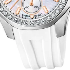 Analog-Armbanduhr Festina Boyfriend Weiß Mittel (ca. 38mm) -Modebe Kleidungs Geschäft festina analog armbanduhr festina boyfriend weiss mittel ca 38mm 2