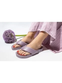 Flip Flops "Toe Fine" In Flieder -Modebe Kleidungs Geschäft flip flop flip flops toe fine in flieder 4