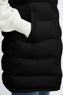 Fransa Steppweste In Schwarz -Modebe Kleidungs Geschäft fransa steppweste in schwarz 4