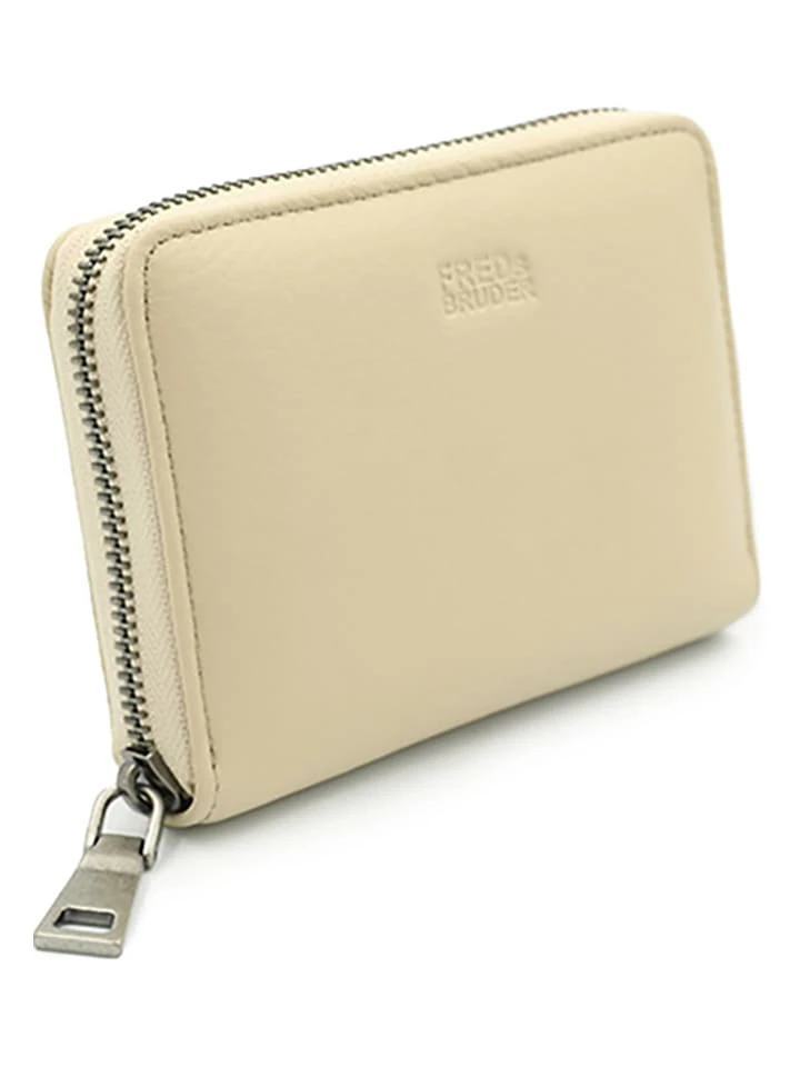 Leder-Geldbörse "Triangle Midi" In Beige - (B)13 X (H)10 X (T)3 Cm 2 Leder-Geldbörse "Triangle Midi" In Beige - (B)13 X (H)10 X (T)3 Cm – Bild 2