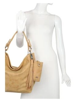 Schultertasche "Fritzi 01" In Senf - (B)34 X (H)28 X (T)12 Cm -Modebe Kleidungs Geschäft fritzi aus preussen schultertasche fritzi 01 in senf b 34 x h 28 x t 12 cm 4