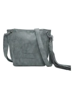 Umhängetasche "Fritzi 03" In Braungrau - (B)20,5 X (H)22,5 X (T)8,5 Cm