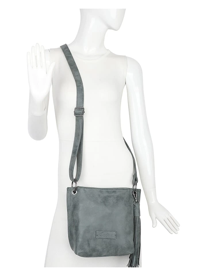 Umhängetasche "Fritzi 03" In Braungrau - (B)20,5 X (H)22,5 X (T)8,5 Cm 5 Umhängetasche "Fritzi 03" In Braungrau - (B)20,5 X (H)22,5 X (T)8,5 Cm – Bild 5