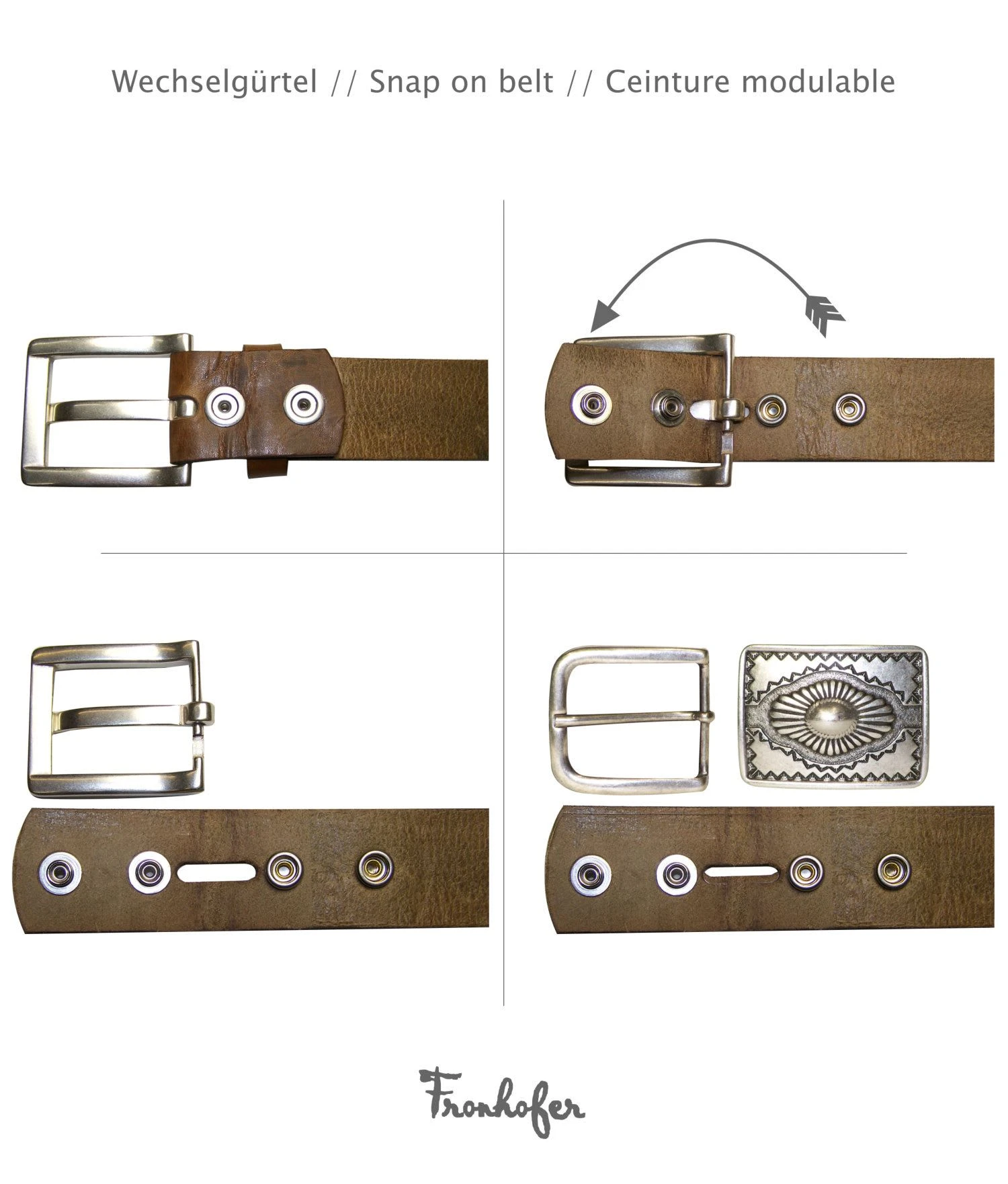 Ledergürtel In Jade 2 Ledergürtel In Jade – Bild 2