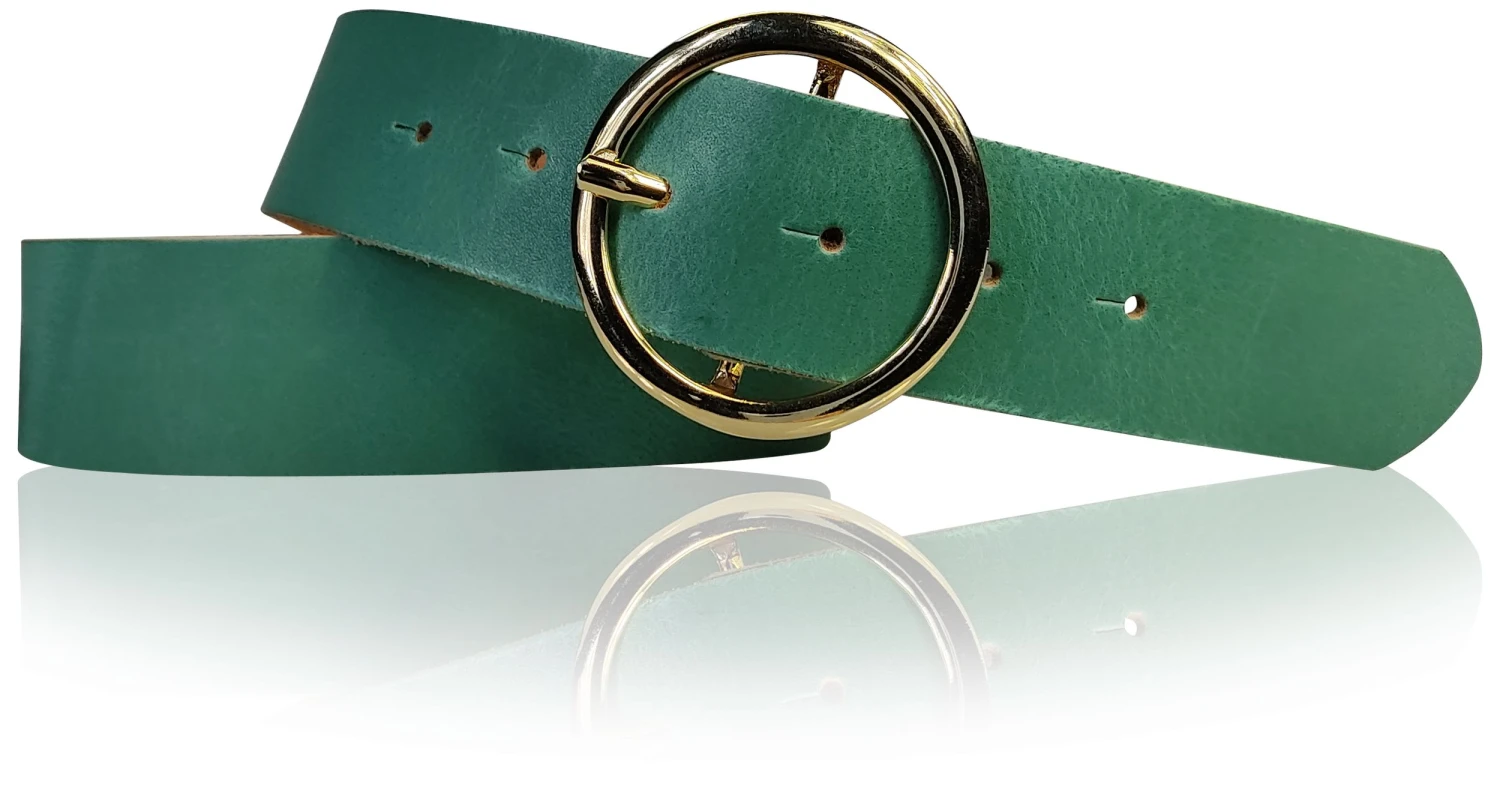 Ledergürtel In Jade 1 Ledergürtel In Jade