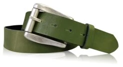 Ledergürtel In Khaki