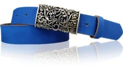 Ledergürtel In Kobalt
