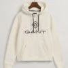 Gant Hoodie In Creme