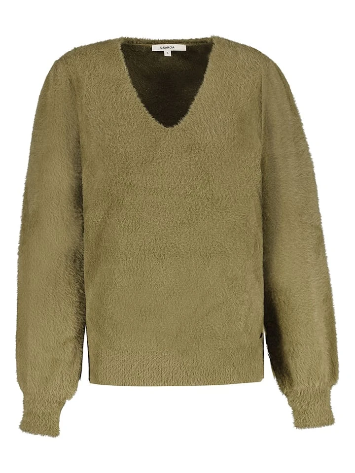 Garcia Pullover In Oliv 1 Garcia Pullover In Oliv