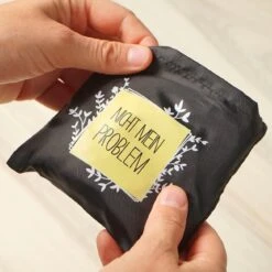 Tasche Nicht Mein Problem In Schwarz - 40 X 40 Cm 7 Tasche Nicht Mein Problem In Schwarz - 40 X 40 Cm -Modebe Kleidungs Geschäft geda labels tasche nicht mein problem in schwarz 40 x 40 cm 3