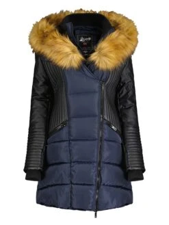 GEOGRAPHICAL NORWAY Steppmantel "Ausmose" In Dunkelblau