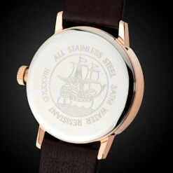 Quarzuhr "MINIMALISM" In Braun/Rosegold/Silber 11 Quarzuhr "MINIMALISM" In Braun/Rosegold/Silber -Modebe Kleidungs Geschäft gigandet quarzuhr minimalism in braun rosegold silber 4