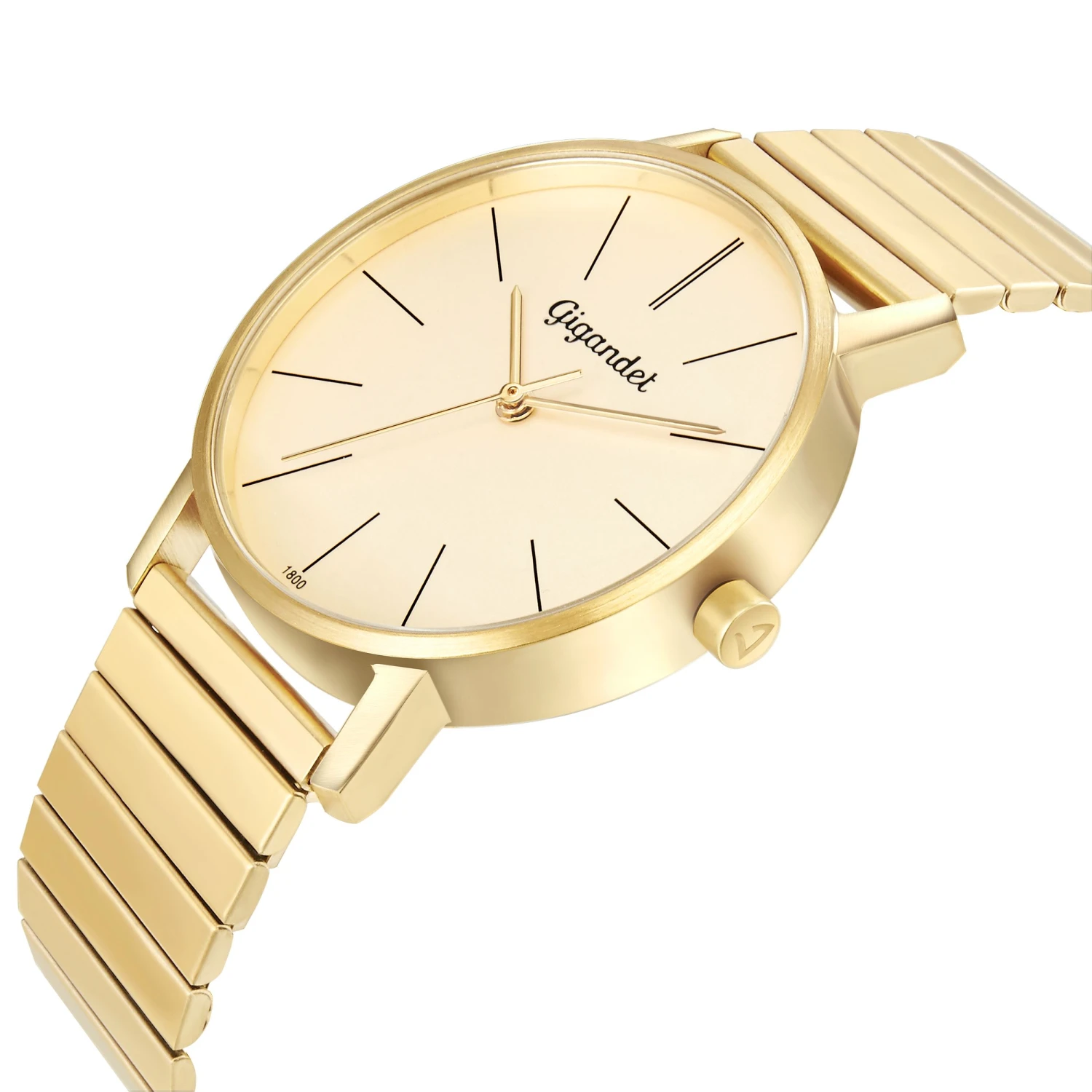 Quarzuhr "MINIMALISM" In Gold 2 Quarzuhr "MINIMALISM" In Gold – Bild 2